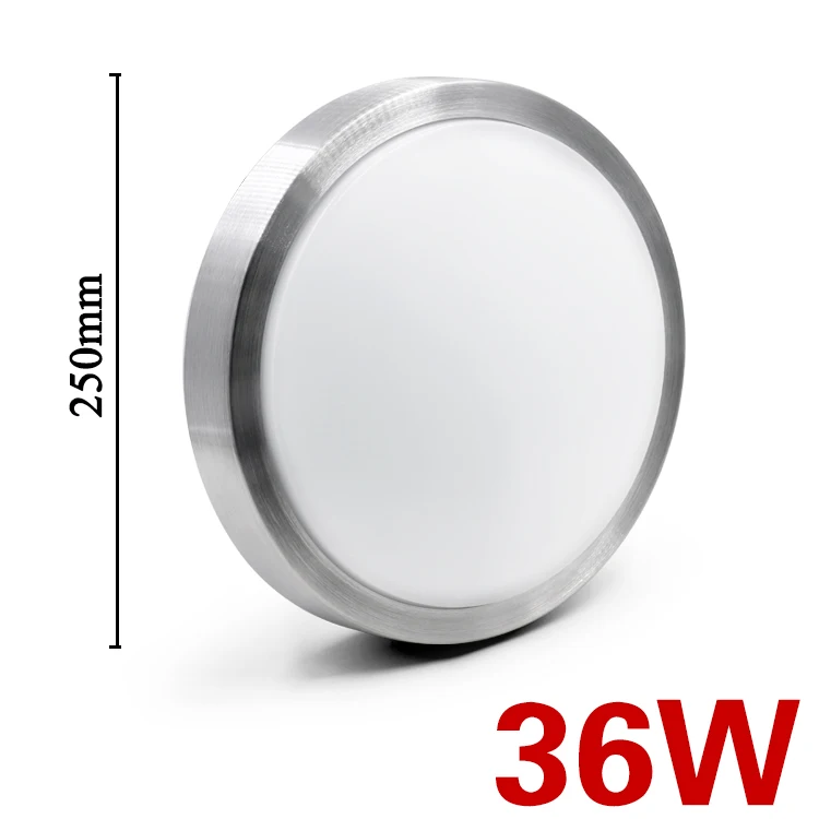 B 250mm 36W EnwYe светодиодный потолочный светильник высокой яркости, 220 В переменного тока, 230 В, 240 в, светодиодный чип 12 Вт, 18 Вт, 24 Вт, 36 Вт, 45 Вт, светодиодный потолочный светильник - Цвет корпуса: B 250mm 36W