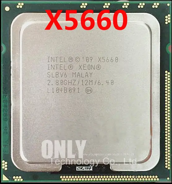 Бесплатная доставка центральный процессор intle X5660 2 8 ГГц шестиядерный разъем LGA 1366