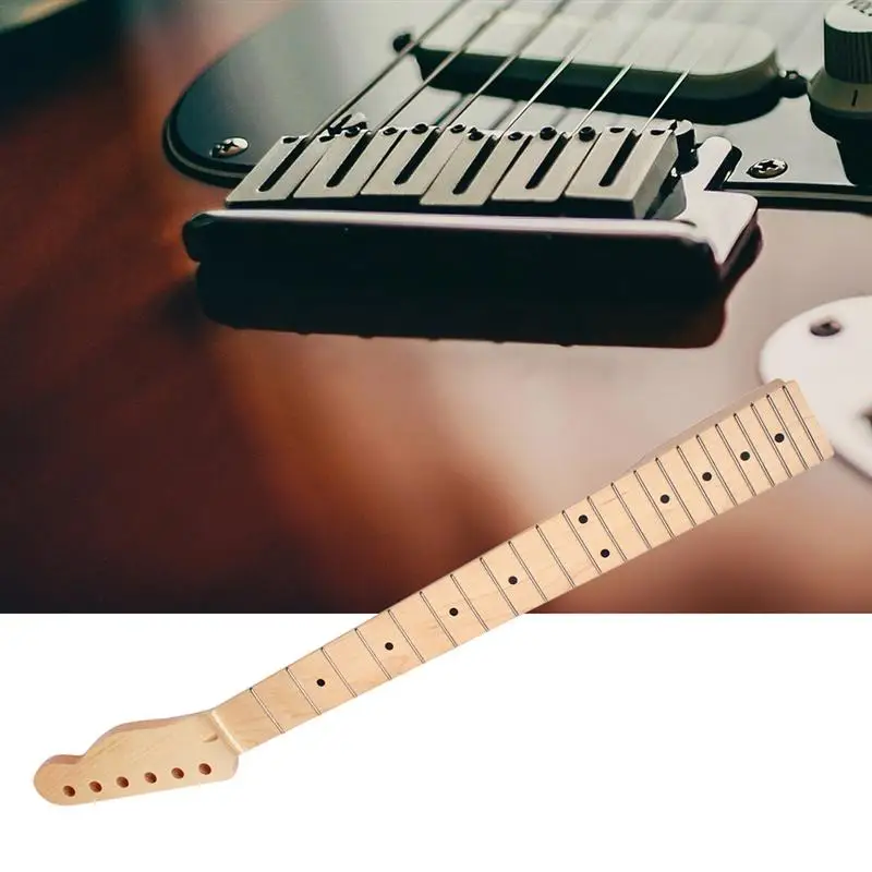 22 Лады для гитары Шея клен дерево инкрустация задняя гитара гриф запасных