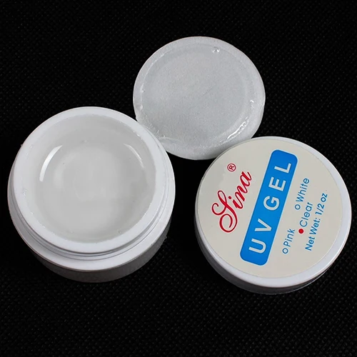 3 цвета прозрачное белое розовое зеркальное основание УФ гель верхнее покрытие