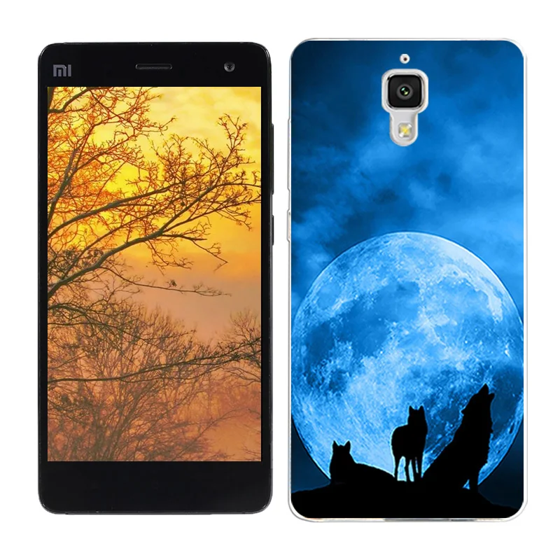 36 Мягкий силиконовый чехол для Xiaomi mi 4 чехол Обложка для Xiaomi mi 4 принципиально бобы цветной термопластический защитный чехол для телефона крепление для спортивной камеры Xiao mi M4 Coque - Цвет: 36