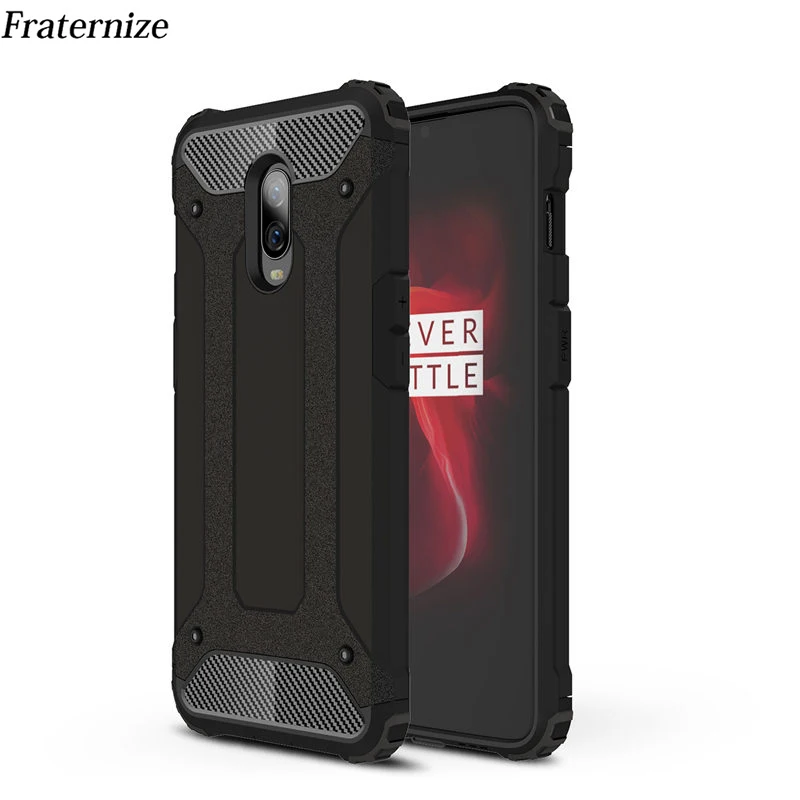 Силиконовый чехол для Oneplus 6t One Plus 6T 1 + 6 t ударопрочный ТПУ PC гибридный двойной