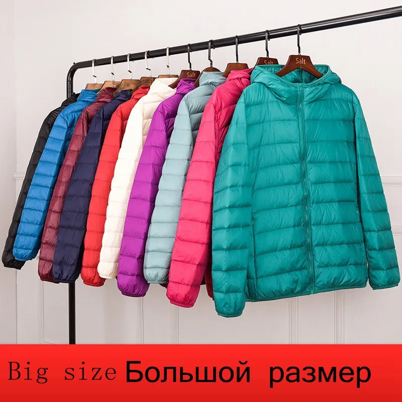 Бренд NewBang 7XL 8XL, женский пуховик, ультра легкий пуховик, женский пуховик с капюшоном, большой размер, зимняя теплая куртка с пером