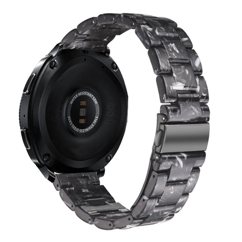 Ремешок полимерный для наручных часов браслет samsung galaxy watch active 2 S2 classic 42 мм amazfit GTR