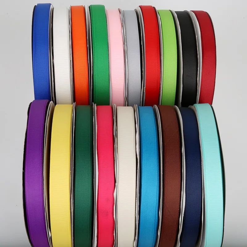100 ярдов 15 мм (5/8 &quot) Grosgrain ленты для свадебного украшения DIY головные уборы