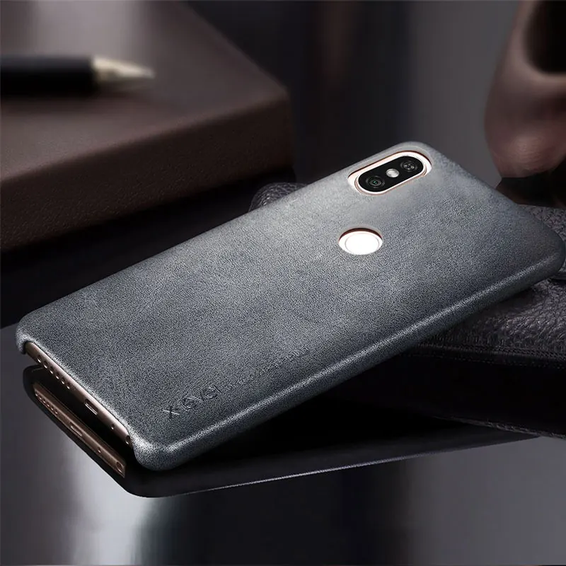 Xiaomi Redmi Note 5 Pro Case Cover Vintage Ultra-thin PU Leather Back for Note5 5Pro Cases Protector Phone Coque |