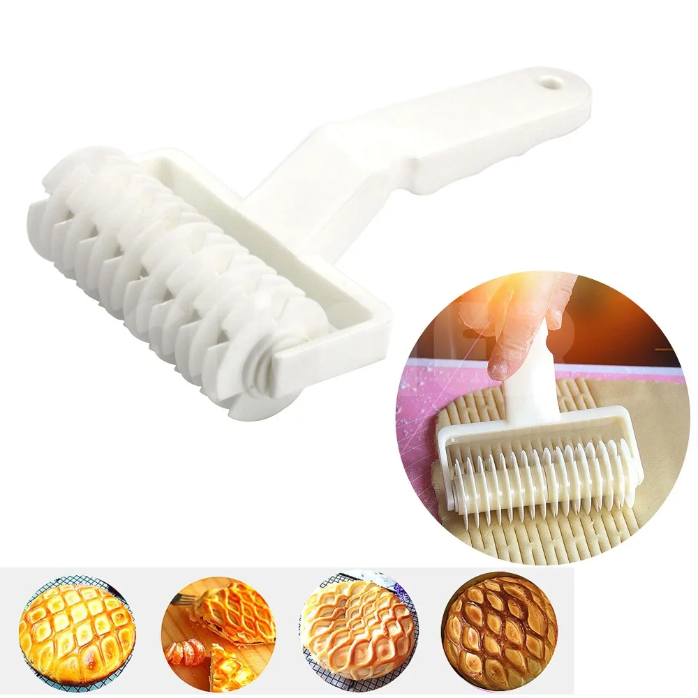 Большой пластиковый роликовый нож для теста в сетку кухонные гаджеты пиццы резак