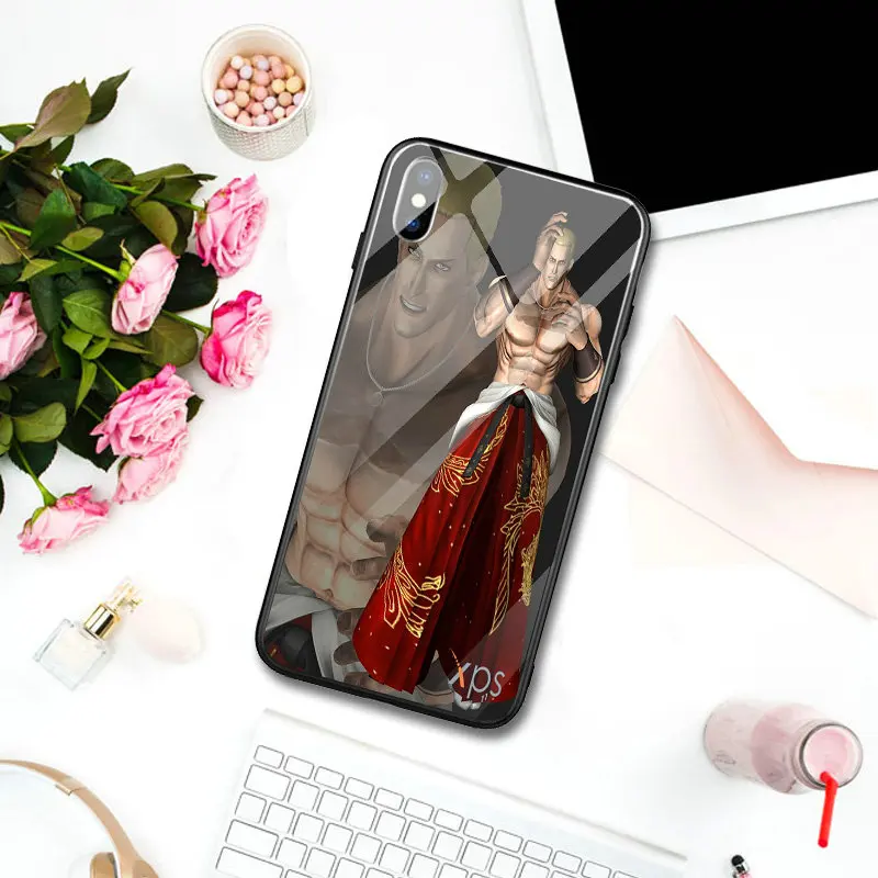 Geese Howard Fatal Fury Чехлы для мобильных телефонов из закаленного стекла iPhone 5 5S SE 8 7 6 6S Plus