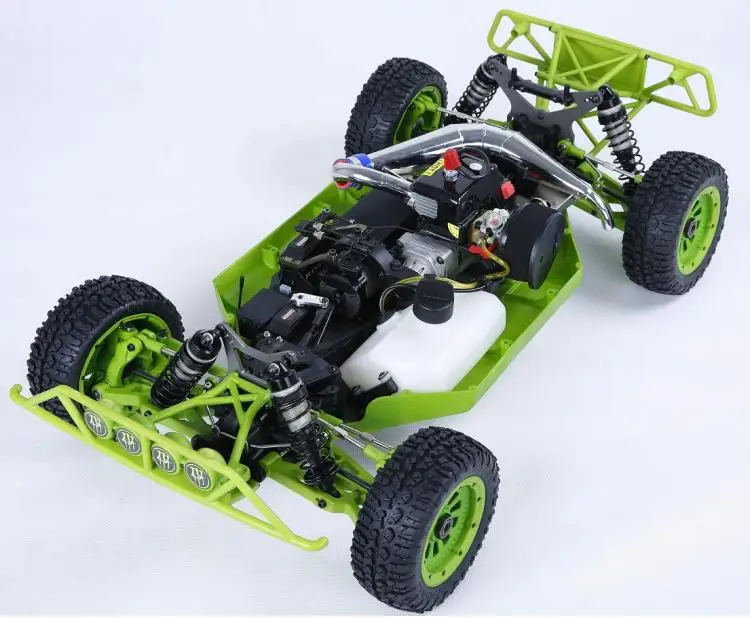 green Rovan LT 320SN 4WD RC грузовик с 32CC мощный 2-х тактный двигатель высокая прочность нейлоновые детали - Цвет: green