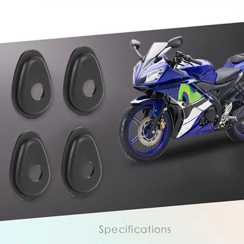 4 шт. мотоциклетные передние/задние поворотники Индикатор Адаптер прокладки для