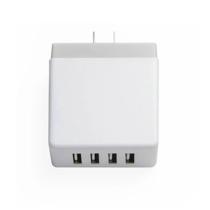 Сетевое зарядное устройство с 4 USB-портами и вилкой Стандарта