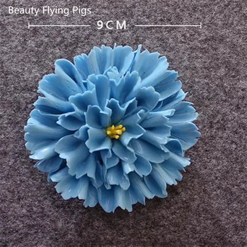 Домашний декор керамический цветок 3d украшение для стены настенный фон гостиной