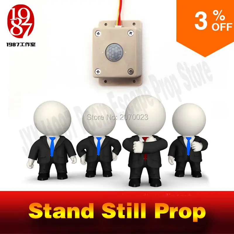 JXKJ1987 реквизит для комнаты escape donot move prop reality room stand to из камеры человеческого