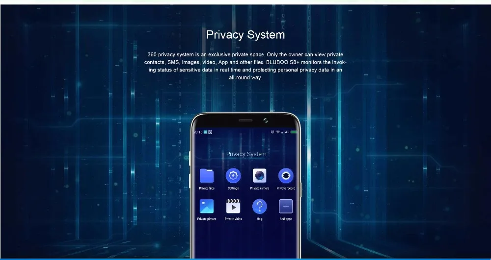 Смартфон Bluboo S8 Plus MTK6750T, четыре ядра, 4 Гб+ 64 ГБ, мобильный телефон Android, 6,0 дюймов, сенсорный экран, двойная камера, мобильный телефон, touch ID