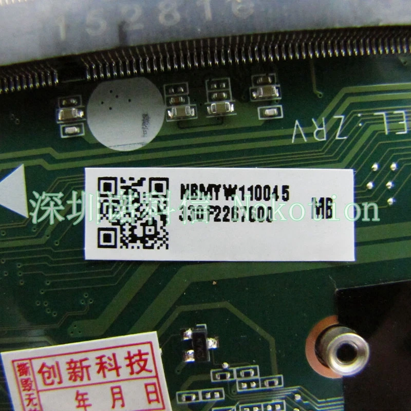 NOKOTION NBMYW11004 NBMYW110045 материнская плата для ноутбука acer Asipre E5 532G DA0ZRVMB6D0|Материнские
