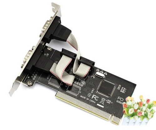 Win 7 VISTA XP FO с CD-драйвером DB9 разъемы последовательного порта PCI на 2 s COM 9-контактный