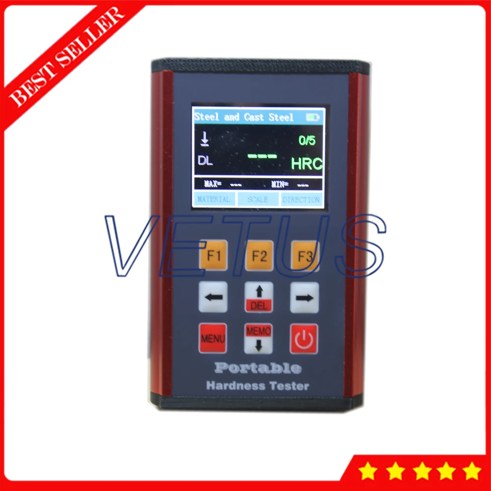 YHT500A Leeb измеритель твердости с HL HB HRA HRB HRC HV HS шкала цветной экран Измеритель Твердости|Прибор для определения
