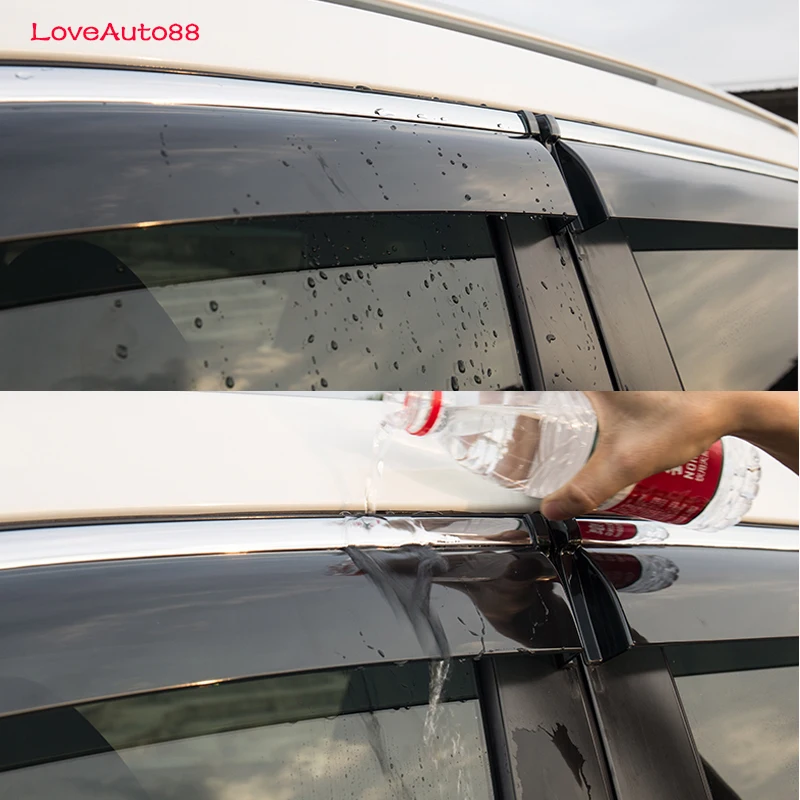 Автомобильный оконный козырек от дождя защита солнца боковая крышка для окон