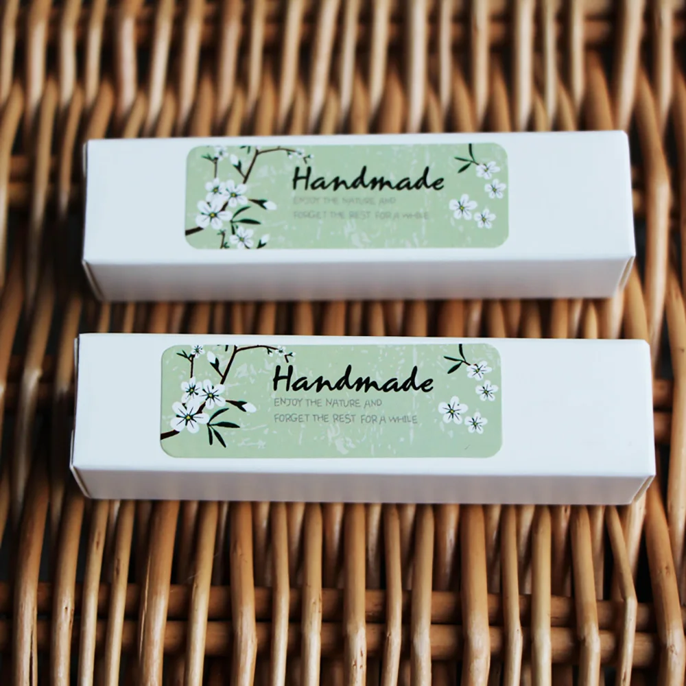 120 шт. зеленый ручной работы ярлык для еды уплотнительная этикетка упаковка мешок