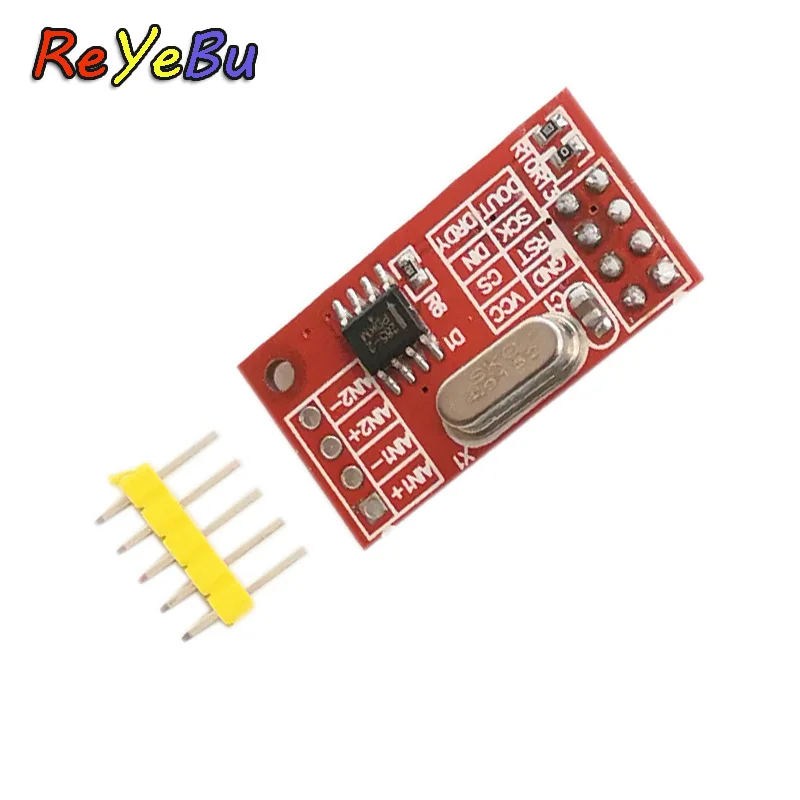 AD7705 модуль сбора данных 16 бит двухканальный ADC PGA SPI интерфейсный чип TM7705 с