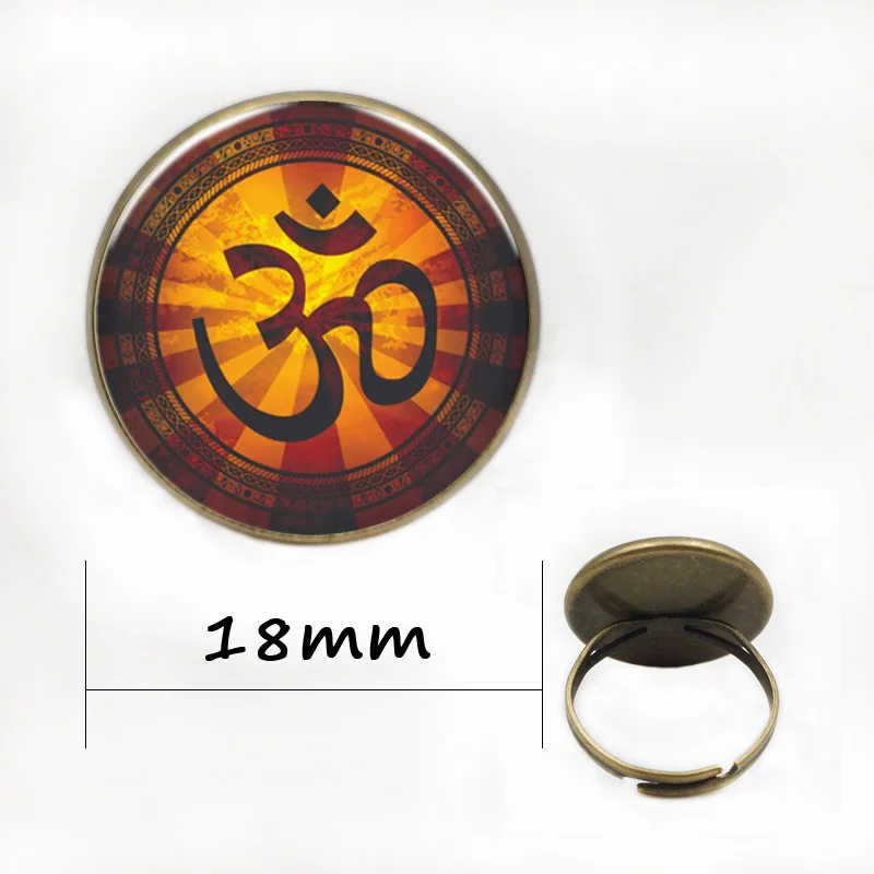 Ожерелья-чокеры из стекла дизайнерские ожерелья с символом Ом подвески для