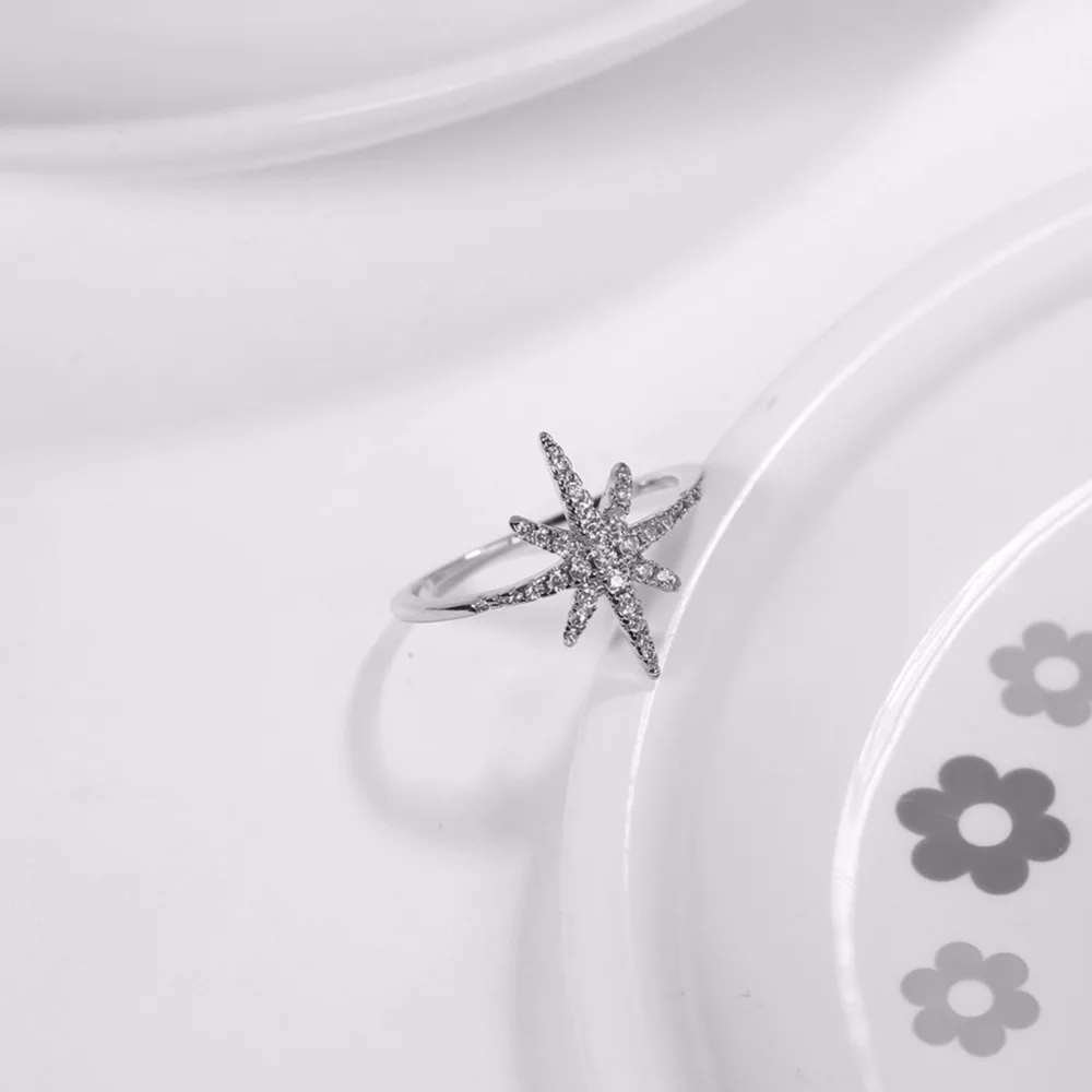 ERLUER очаровательные кольца для женщин обручальное кольцо с шестигранным