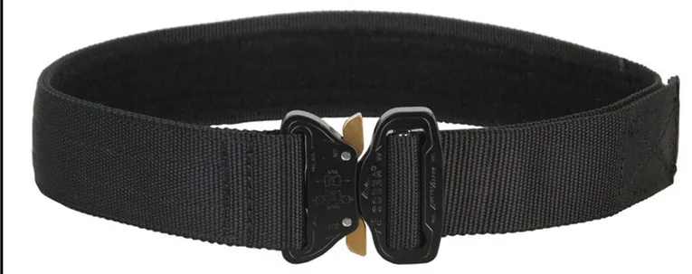 EmersonGear 1,5 дюймов пояс излишки тактический сверхмощный нейлон CO бюстгальтер Пряжка пистолет EDC ремень тактическая поддержка талии - Цвет: BLACK