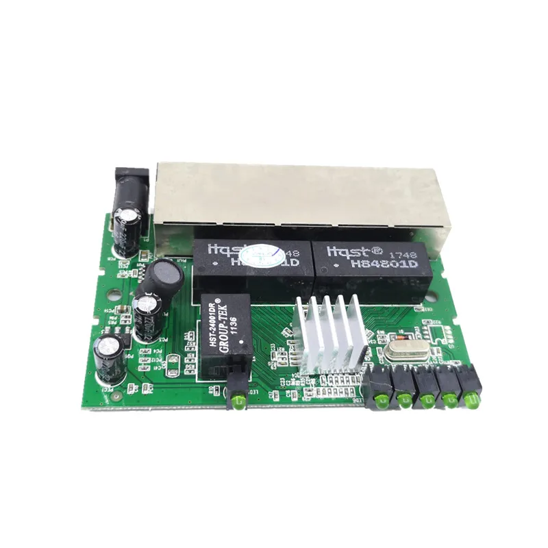OEM 5 портов гигабитный Ethernet модуль переключателя Самый дешевый сетевой модуль выключателя 10/100/1000 Мбит/с США ЕС вилка переключатель lan combo