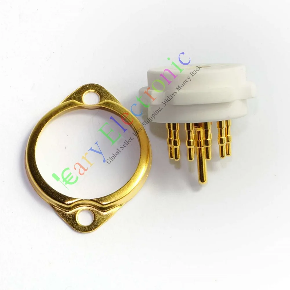 Оптовая и розничная продажа 20 шт. золотой 9pin керамический вакуумный трубчатый