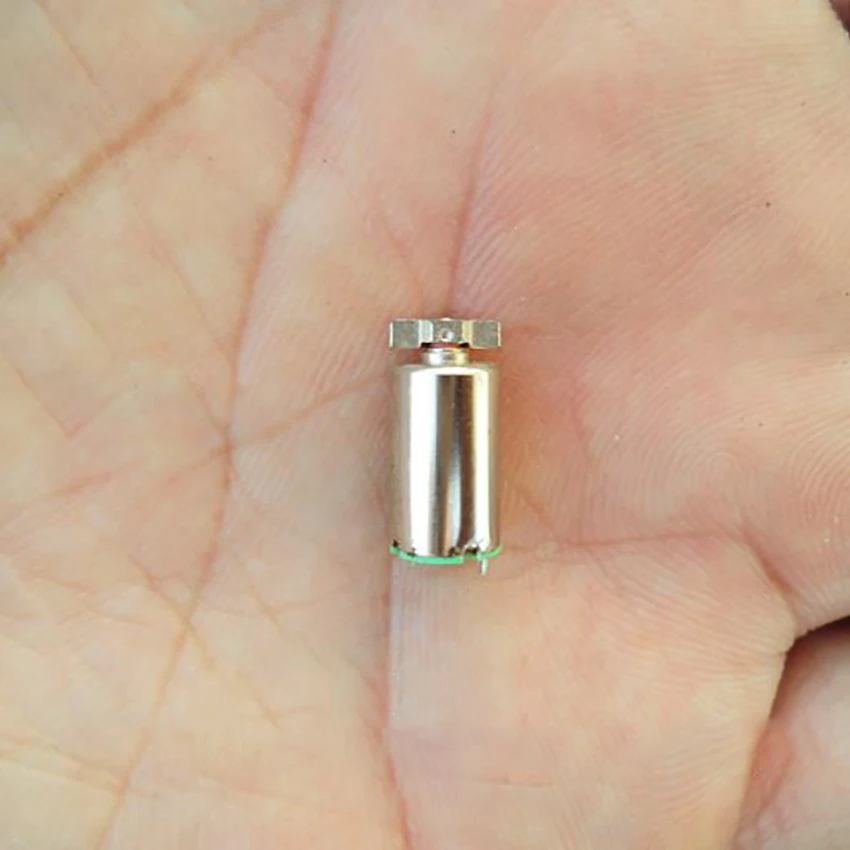 1 шт. 610 полые чашки Вибрационный Мотор DC 5 V-3V Миниатюрный двигатель мотор Диаметр: