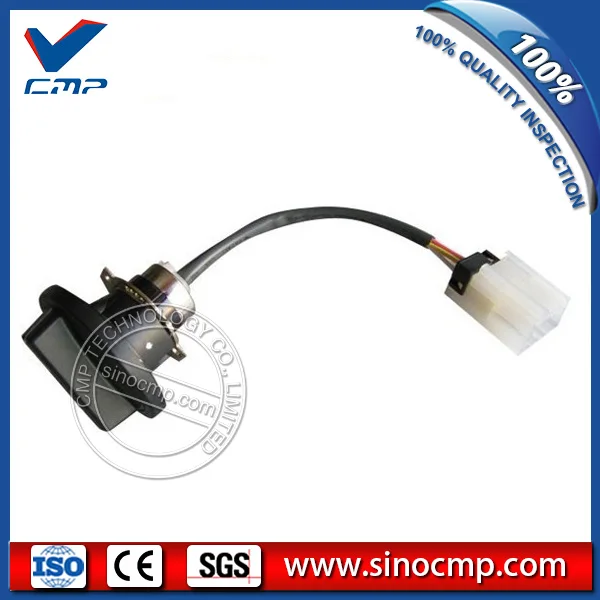 

SINOCMP 7825-30-1301 Fuel Dial, Engine Dial, Throttle Motor Knob for Komatsu PC220-5 PC200-6 Excavator