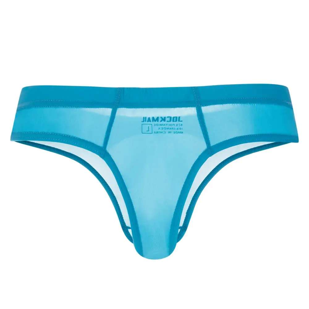 JOCKMAIL Ice Silk бикини Гей Нижнее белье для мужчин стринги Слип Мужской Бандаж мужские