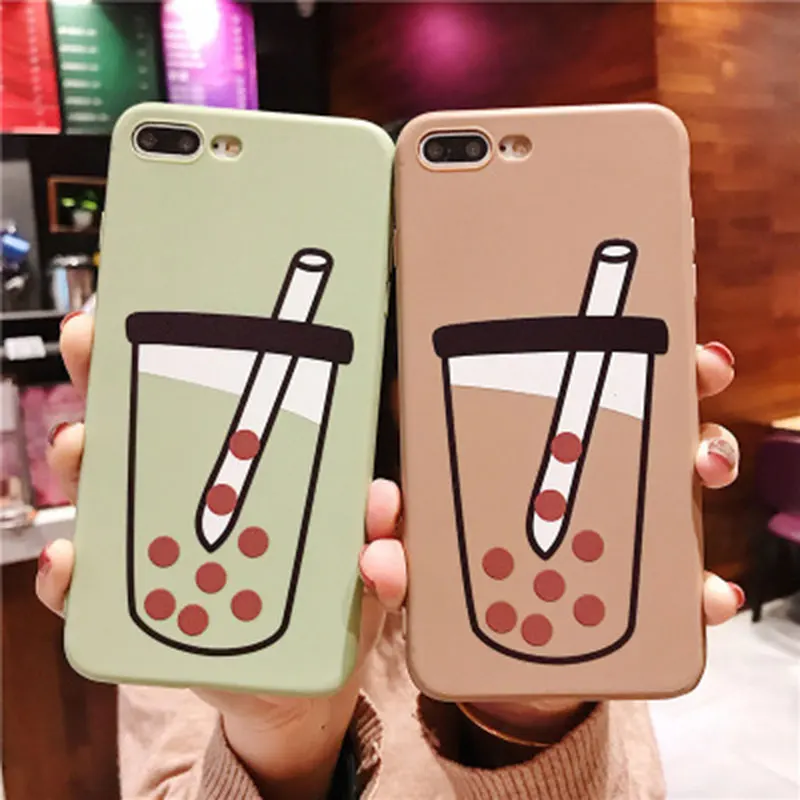 2019 fashion cute mobile phone case women cartoons pictures Multi-color dust-proof and shatter-resistant |