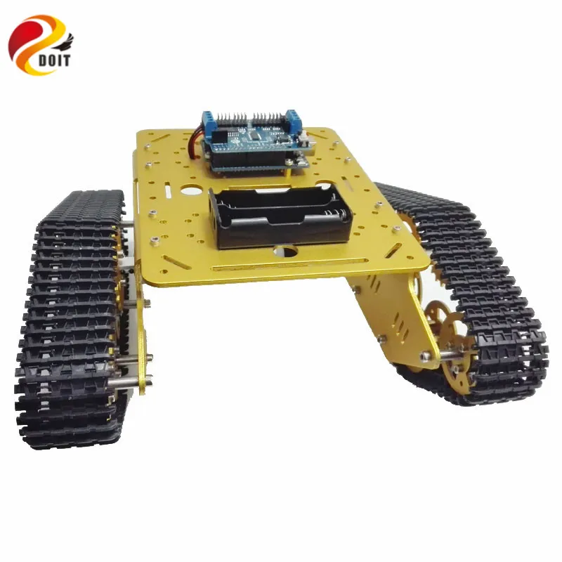 Робот контроллер гусеничный T300 с WiFi RC Control Robot шасси ESPduino макетная плата + драйвера