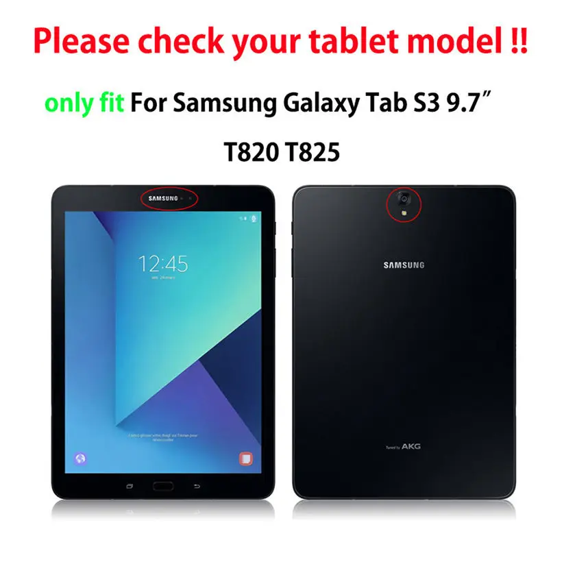 Безопасный ударопрочный сверхпрочный чехол-подставка для Samsung Galaxy Tab S3 9 7 SM-T820 SM-825