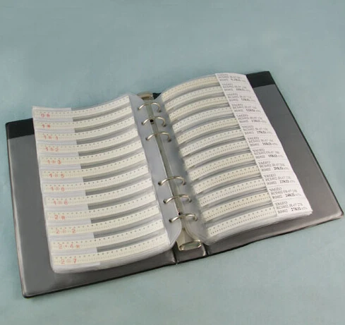 170valuesX50pcs=8500pcs 1206 1% 0R-10M ohm SMD Resistor Kit RC1206 FR-07 series Sample Book Sample Kit
