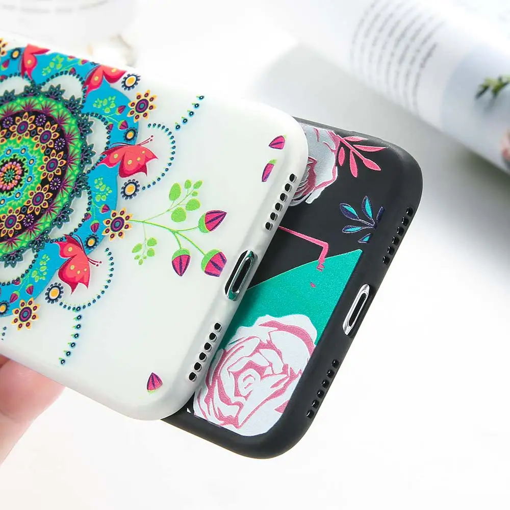 Чехол для телефона KISSCASE Flower Samsung Galaxy S9 Plus Note 9 Мягкий чехол из ТПУ J3 J5 J7 A3 A5 A7 2017 A8 A6 J8
