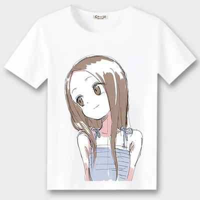 Новые футболки Karakai Jouzu no Takagi-san the Master of Teasing, футболка для косплея, топы с короткими рукавами, футболки для женщин и мужчин