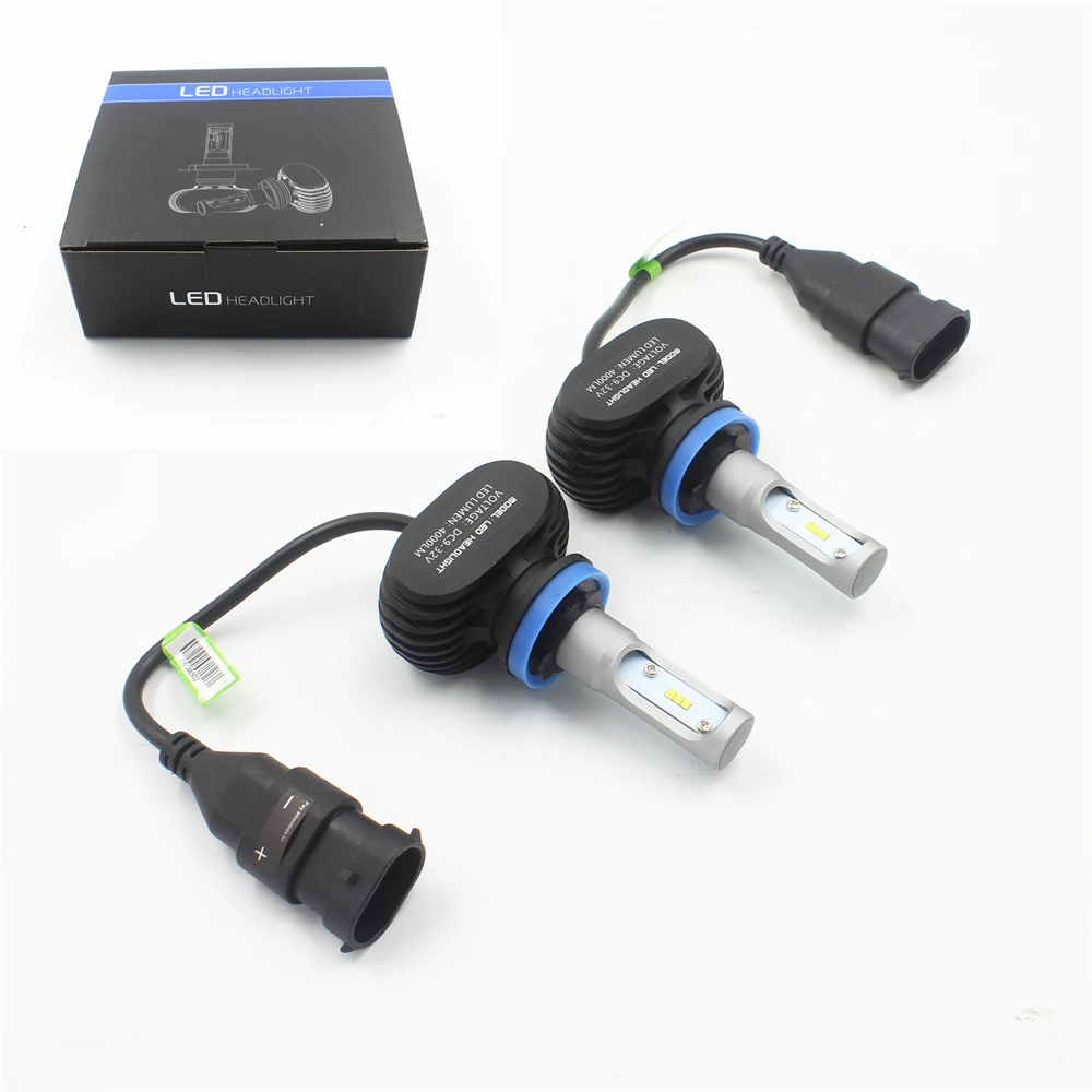 Автомобильные светодиодные лампы 50 Вт/1 комплект противотуманные дневные