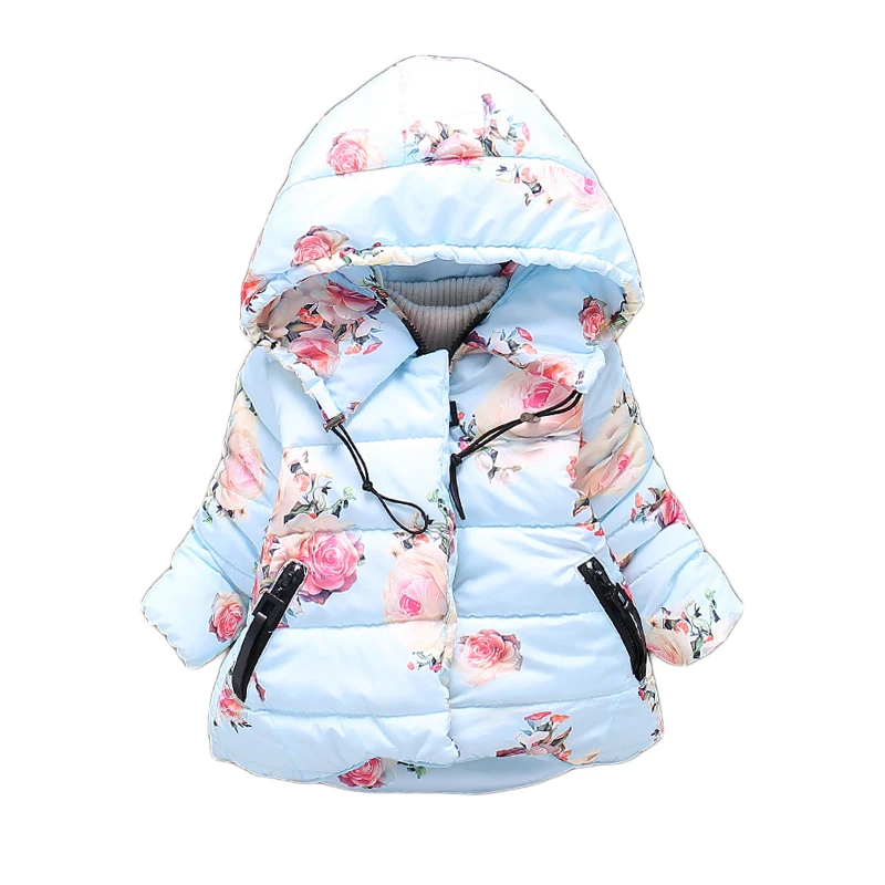 2017 г. Зимняя хлопковая куртка и пальто с героями мультфильмов для девочек детская