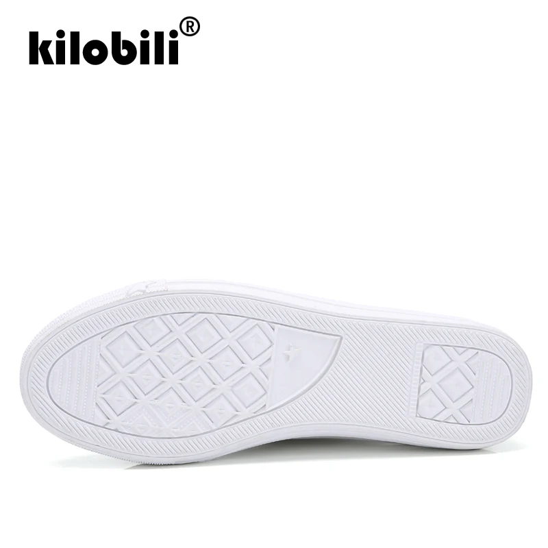 Kilobili/2019 весенние женские туфли на плоской подошве белые лоферы со шнуровкой