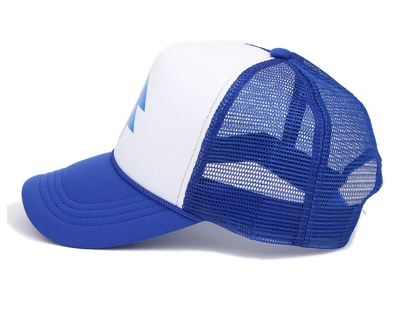 grid Гравити Фолз Бейсбол Кепки синий сосна шляпа мультфильм Хип-хоп Snapback Кепки новые изогнутые Билл Медведица взрослых Для мужчин папа шляпа размеры кепка диппера - Цвет: grid