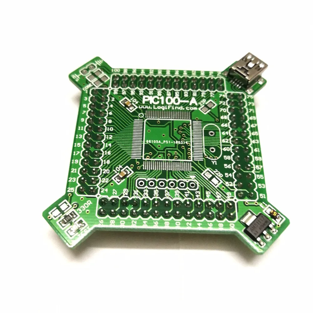 DsPIC PIC32 PIC24 MCU макетная плата основная PIC100 A полуфабрикатов без микрокомпьютера с