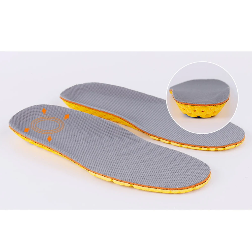 Летние стельки с подушками для мужчин и женщин противоскользящие спортивные