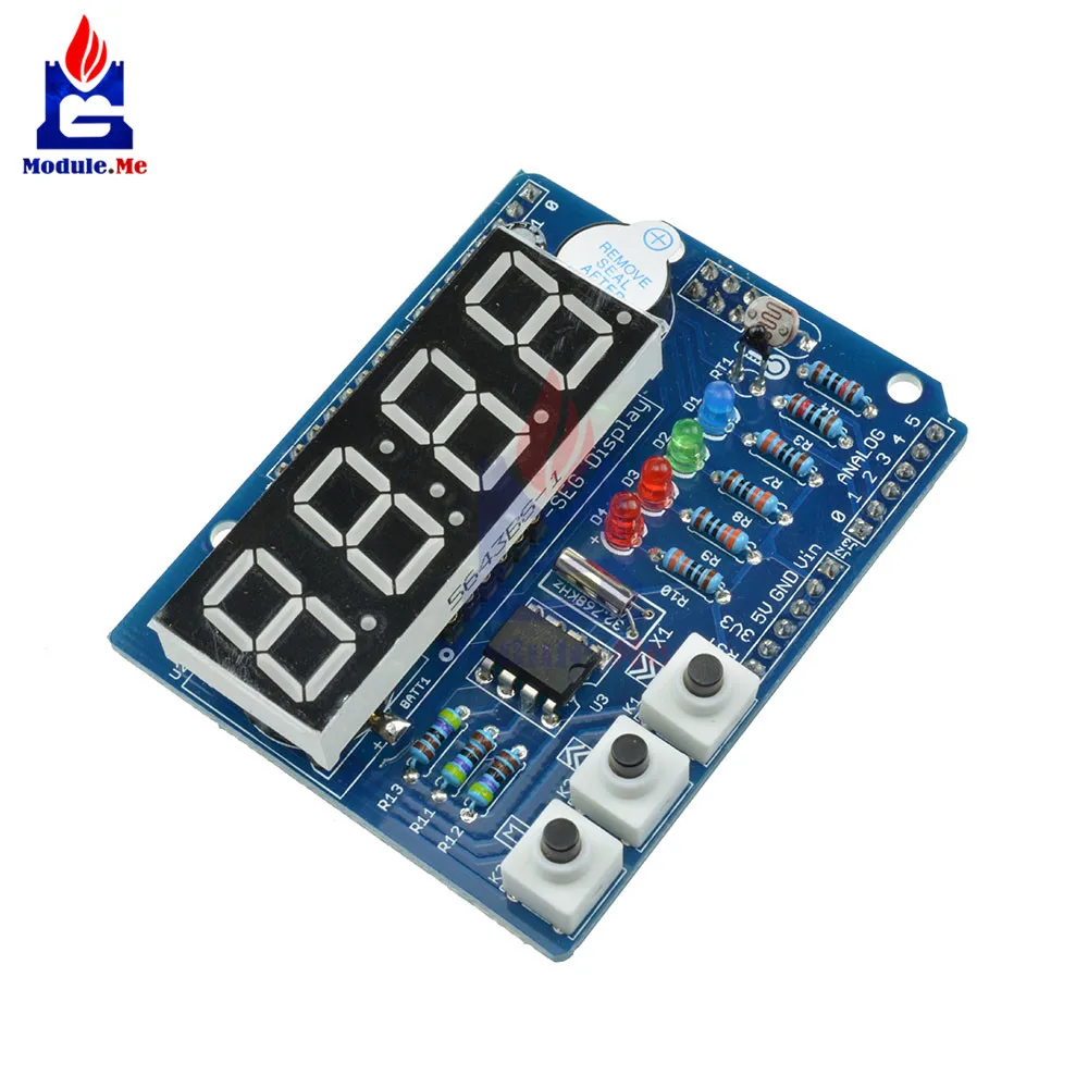 RTC TM1636 DS1307 часы в режиме реального времени щит цифровой ламповый модуль тепловой для Arduio Uno Diy Kit электронный модуль платы блока программного управления