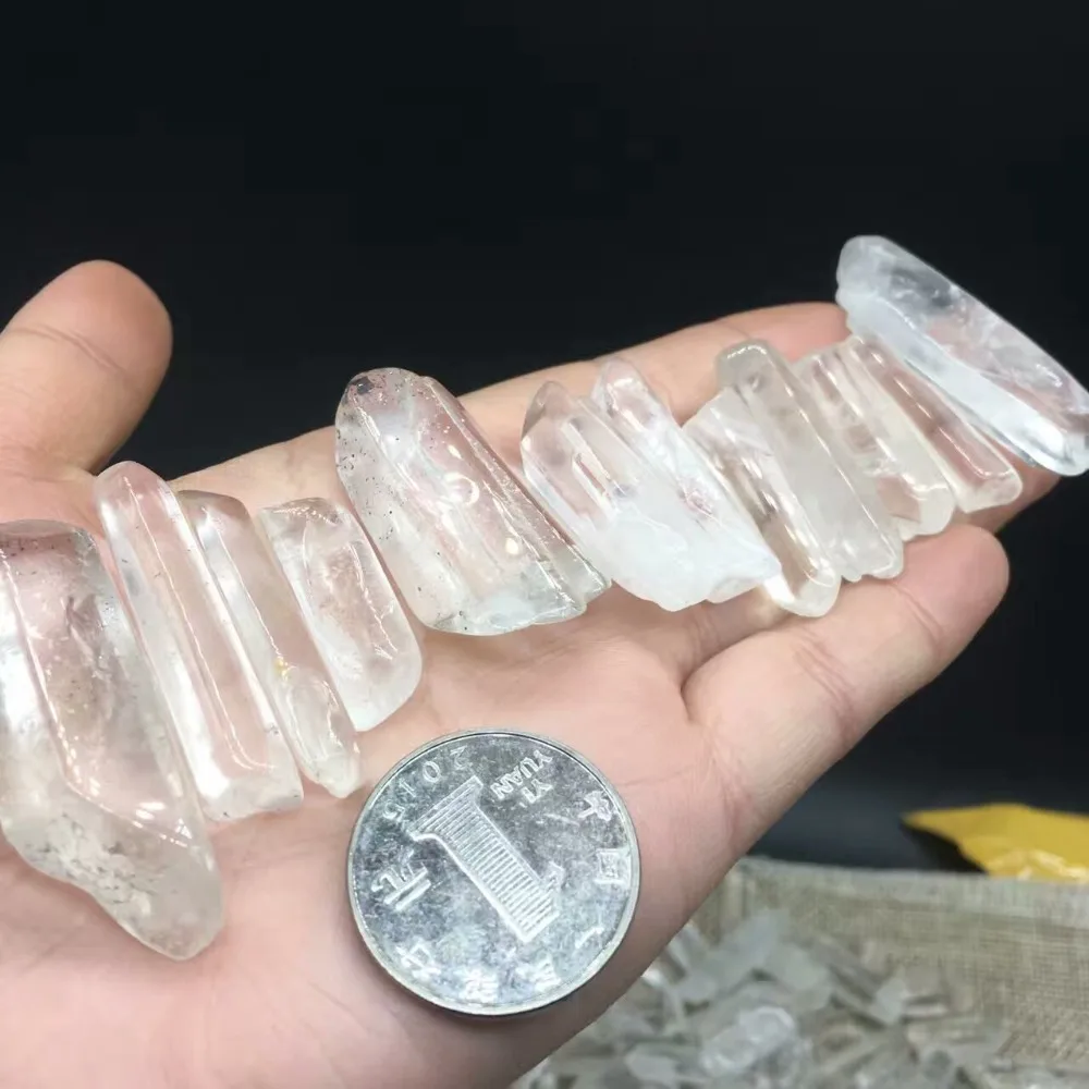 Оптовая продажа колонна из натурального белого кристалла Кристальный камень