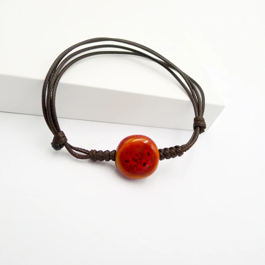 Керамические браслеты из бисера ручной работы rop красочные бусы женские