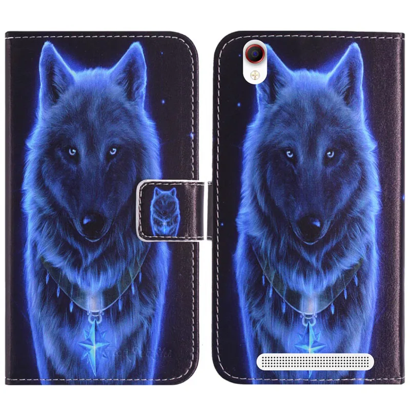 Модный дизайн флип-книжка защитный кожаный чехол-кошелек для Doopro P3 5 дюймов |