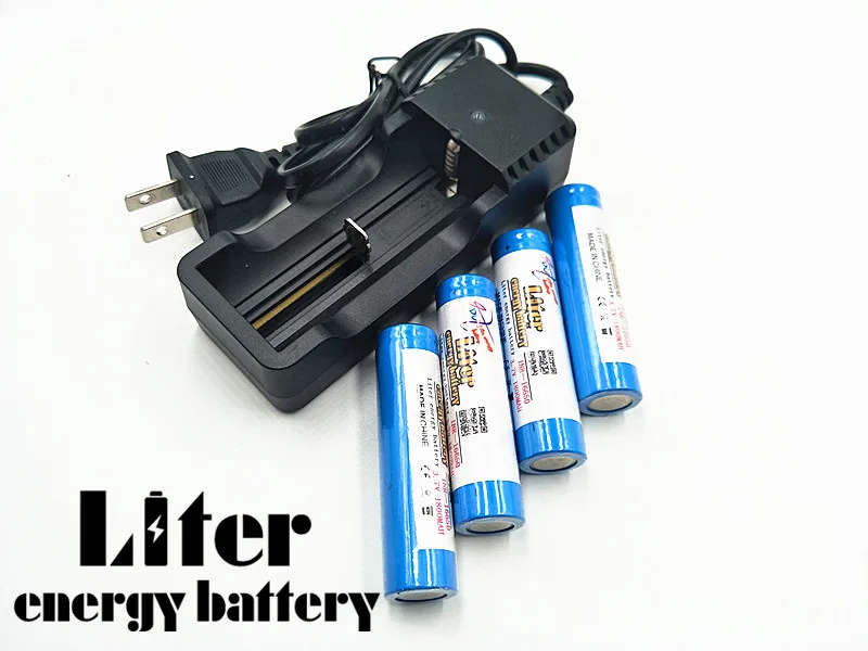 Литровый аккумулятор 16650 3 7 V 1800MAH литий-ионный + зарядное устройство для