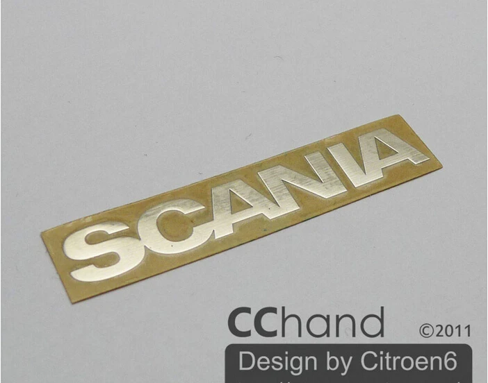 1/14 Тамия грузовик Scania металлический логотип | Игрушки и хобби